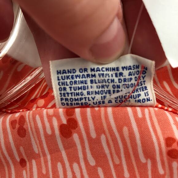 Pykettes vintage Blouse red buttonup Large Long Sleeve side slit LIGHTweight - Picture 4 of 8